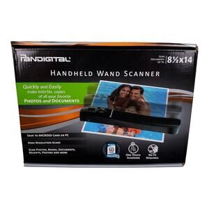 Pandigital Portable Scanner w/ MicroSD | Handheld Wand NEW Open Box